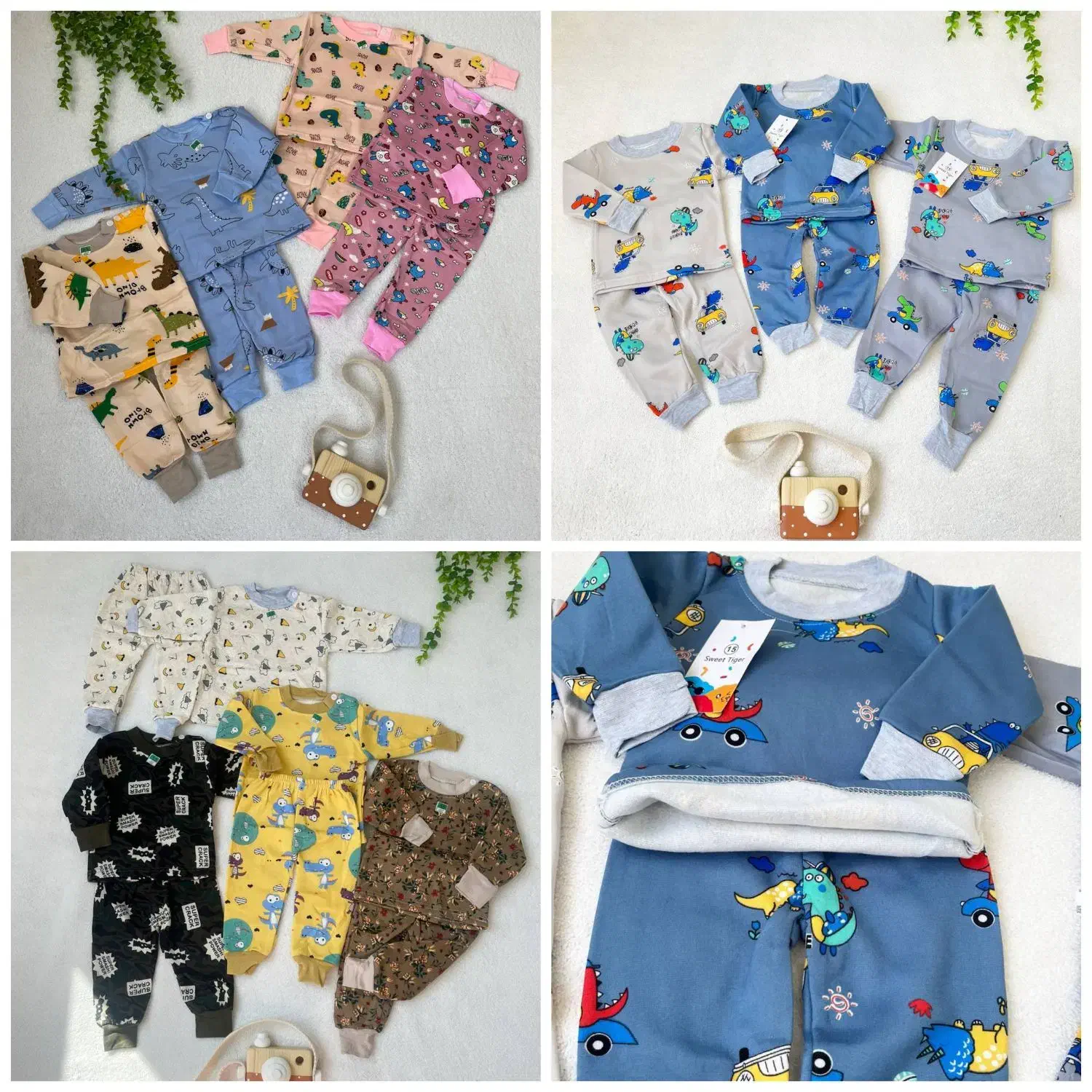 ست بلوز شلوار تو کرکی گرم بچگانه نوزادی بچگونه|کفش و لباس بچه|مشهد, گلشور|دیوار