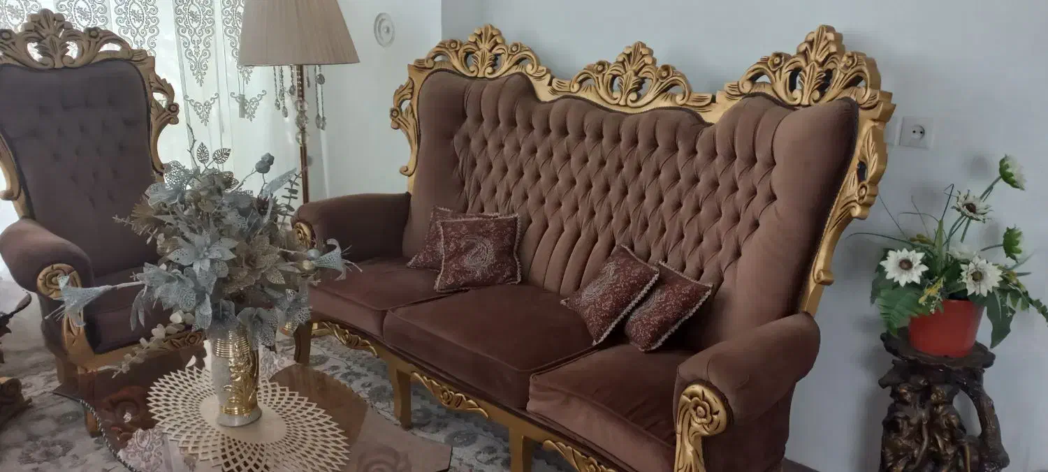 مبل سلطنتی|مبلمان خانگی و میز عسلی|قوچان, |دیوار