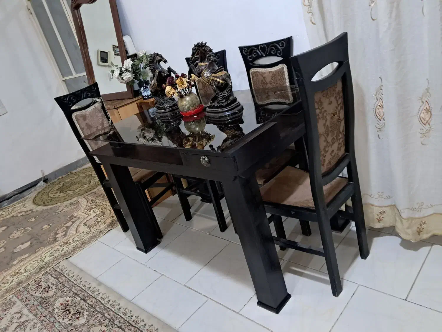 میز نهارخوری|میز و صندلی غذاخوری|خرمشهر, |دیوار