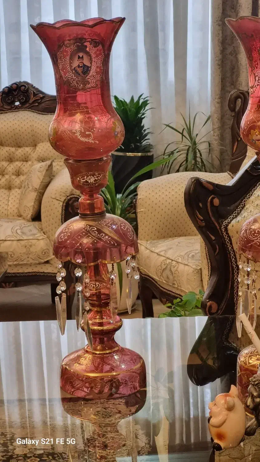 یک جفت شمعدانی شاه عباسی|کلکسیون اشیاء عتیقه|مشکیندشت, |دیوار