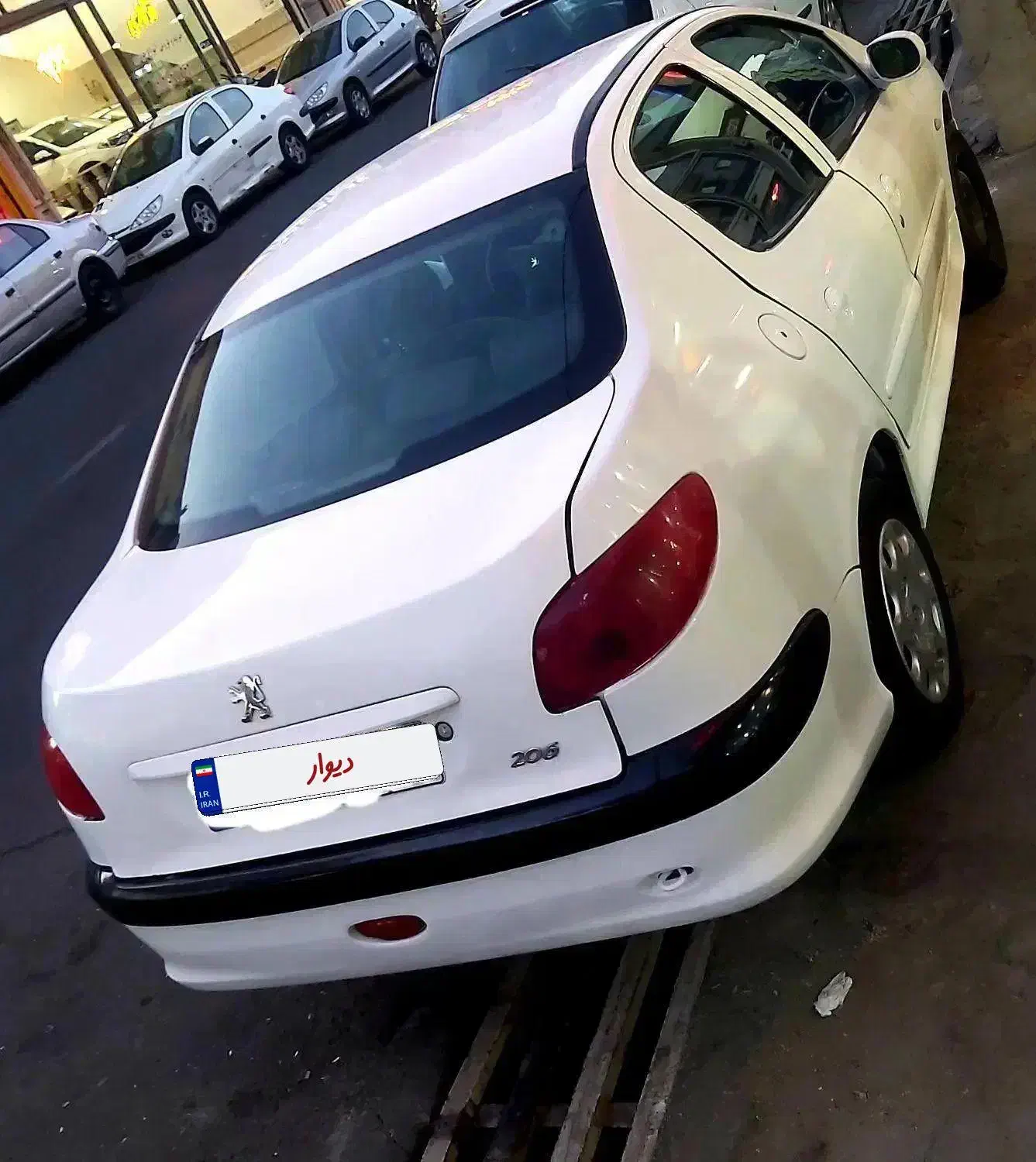 پژو ۲۰۶sd سفید موتور تیوفایو|خودرو سواری و وانت|زنجان, |دیوار
