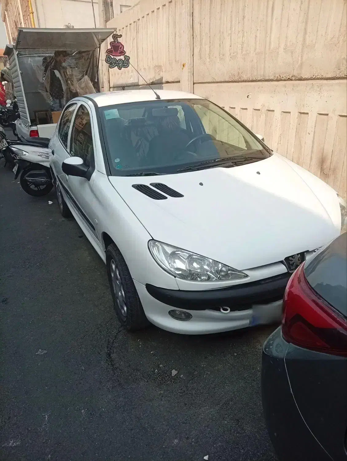 پژو ۲۰۶ تیپ ۳ مدل ۹۵ سفید سالم|خودرو سواری و وانت|تهران, لاله زار|دیوار