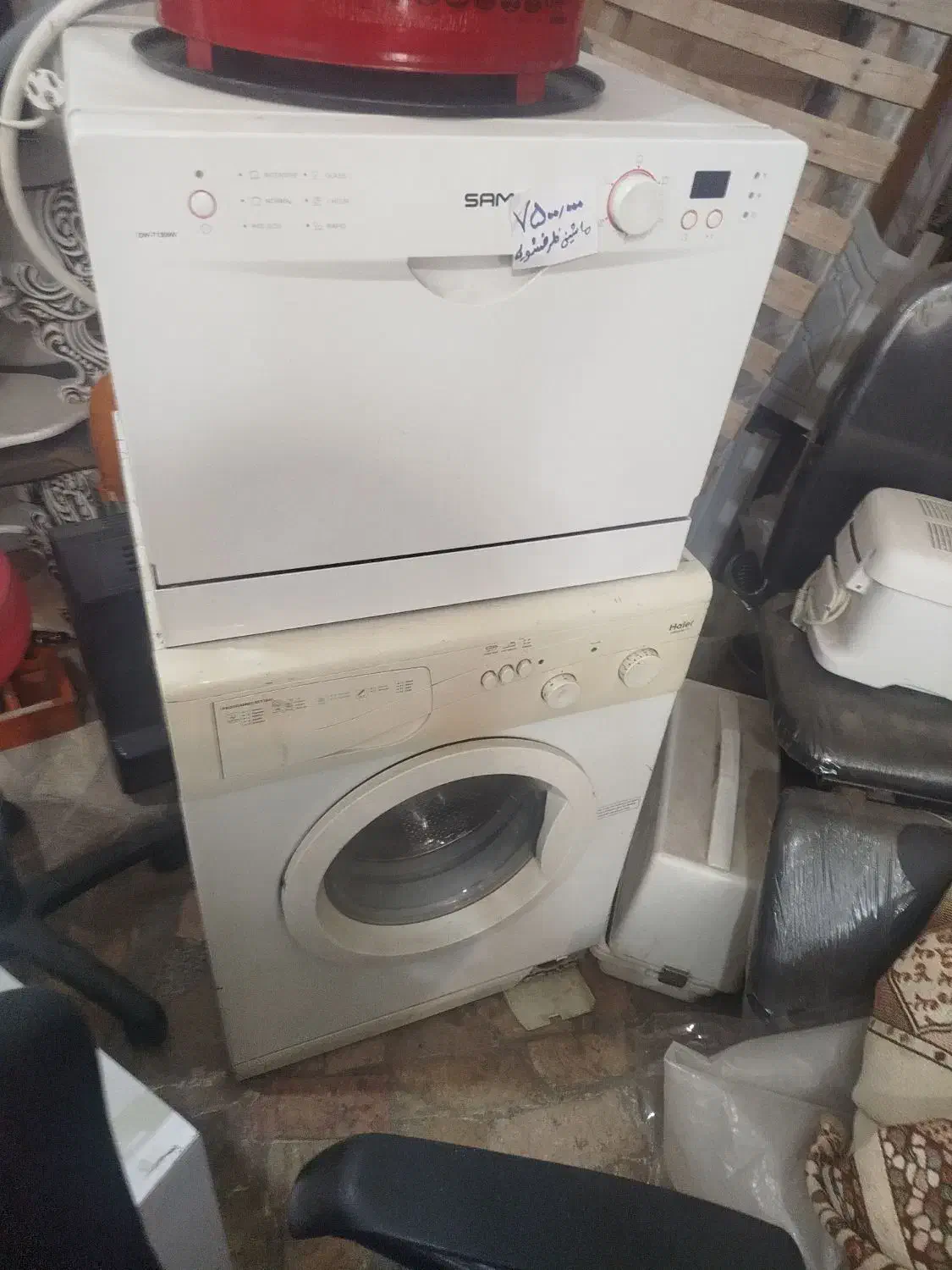 ماشین ظرفشویی شش نفره سالم سالم در حد نو|ماشین ظرفشویی|میانه, |دیوار