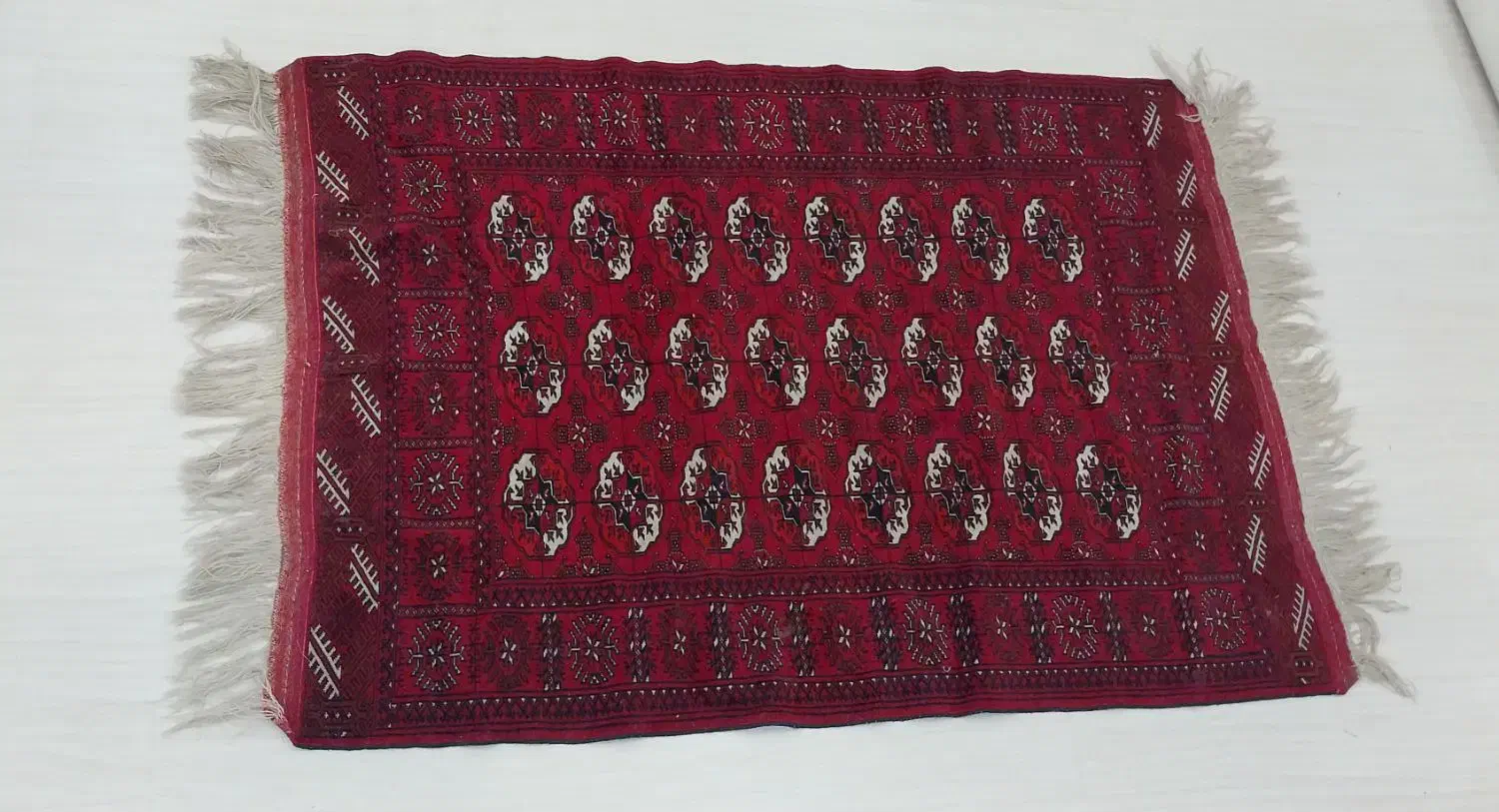 قالیچه دستباف ترکمن  فرش قدیمی دست بافت|فرش|مشهد, فلسطین|دیوار