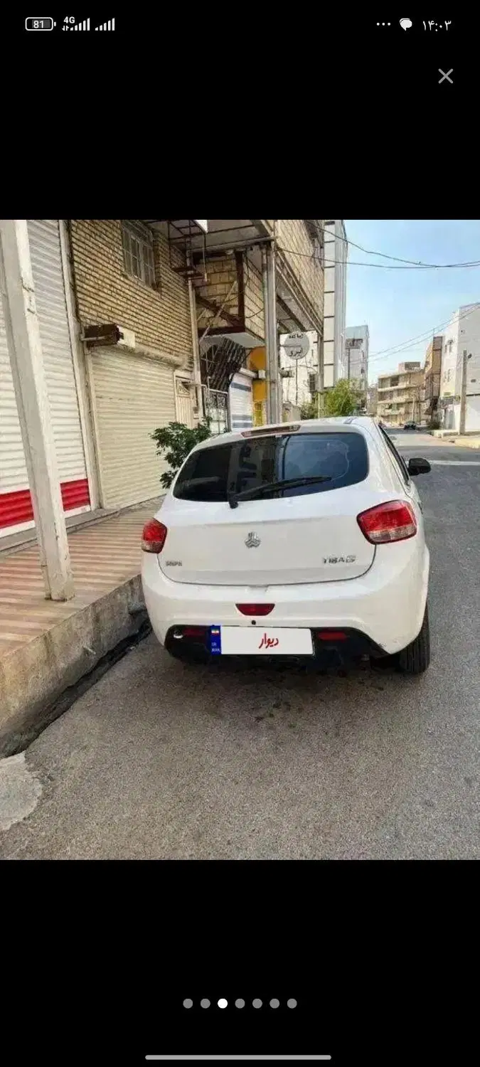 تیبا 2|خودرو سواری و وانت|دشت عباس, |دیوار