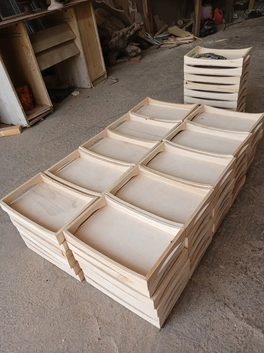 سینی مستطیلی.|ظروف سرو و پذیرایی|قرچک, شهرک صنعتی قرچک|دیوار