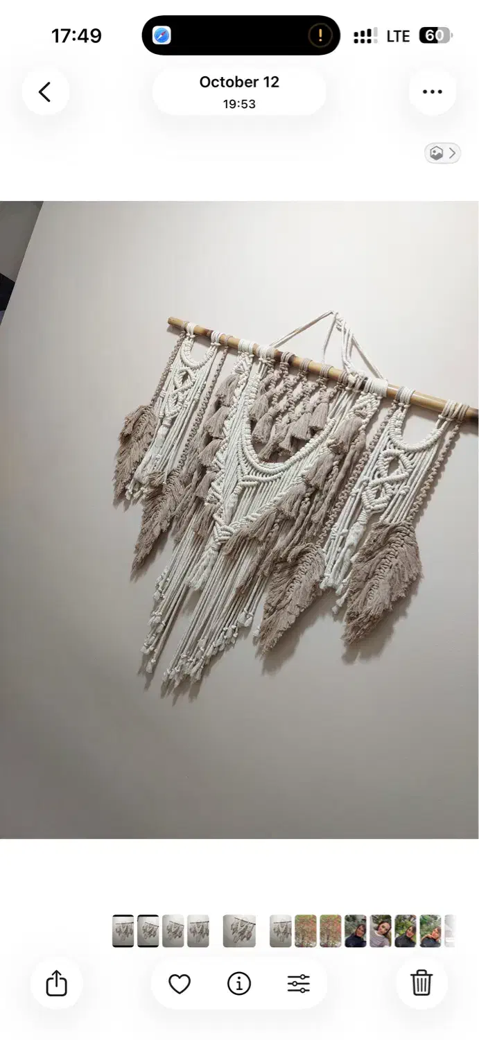 آویز مکرومه|صنایع دستی و سایر لوازم تزئینی|آمل, |دیوار