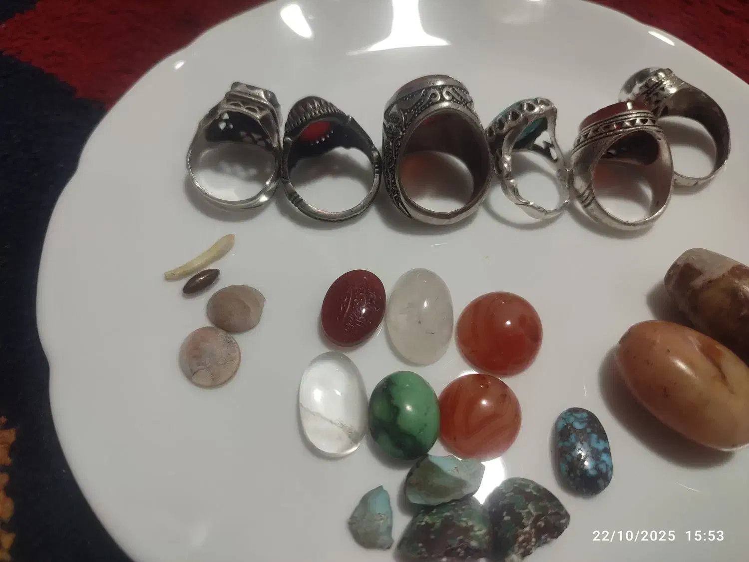 انگشتر و نگین های مختلف|جواهرات|اسلام‌شهر, شهرک مفیدی|دیوار