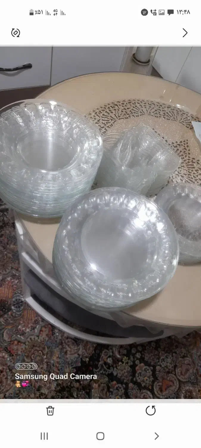 تعدادی وسایل خانه در حد نو|ظروف سرو و پذیرایی|شاهدشهر, |دیوار