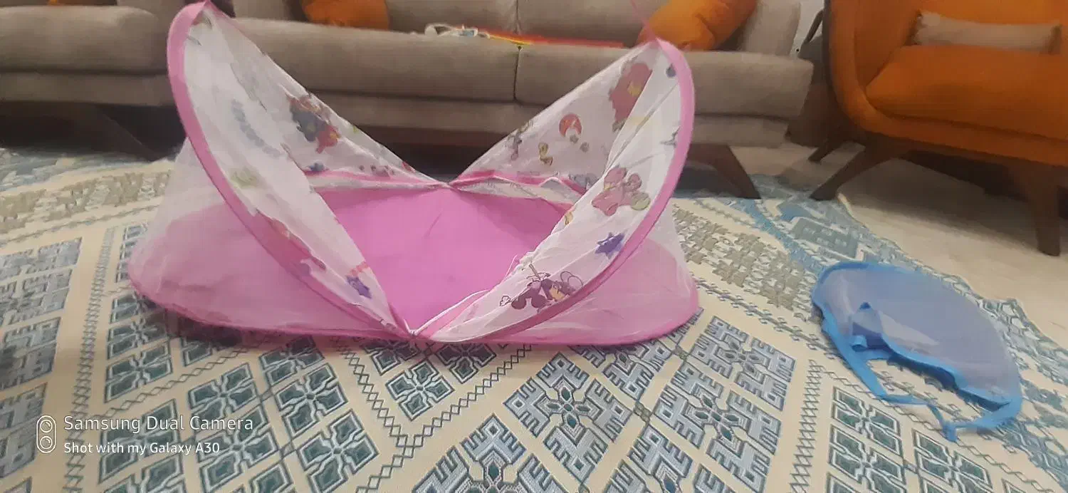 پشه بند نو صورتی رنگ|اسباب و اثاث بچه|ری, دیلمان|دیوار