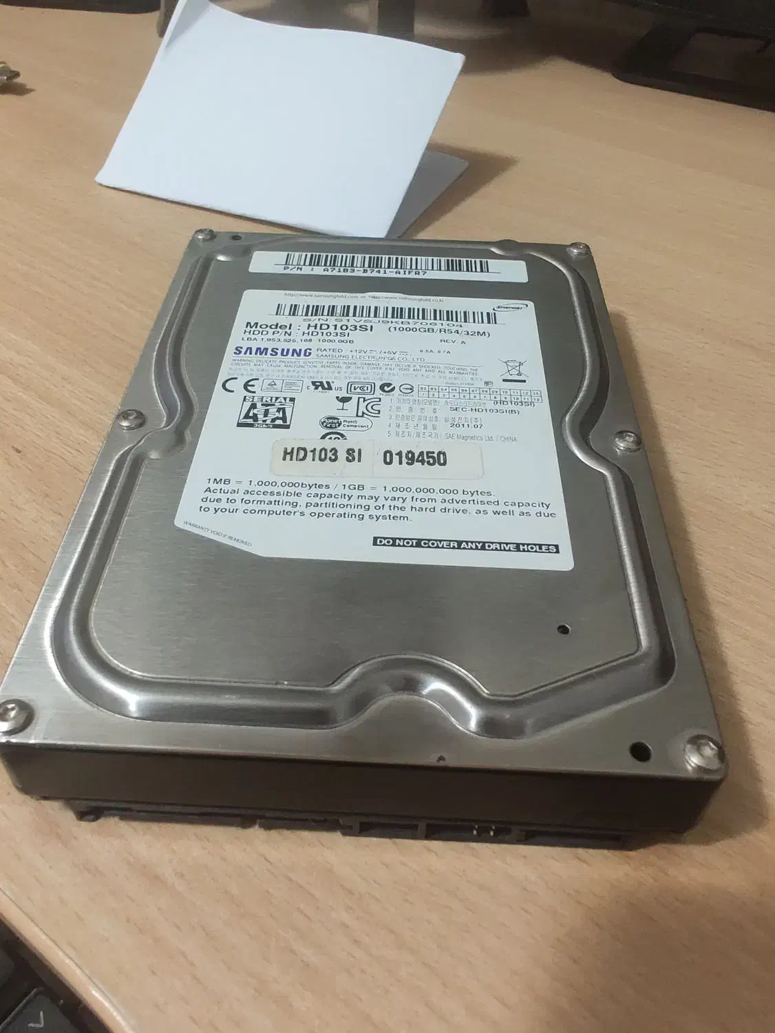 هارد اینترنال 8 و 1 ترا بایت|قطعات و لوازم جانبی رایانه|کرمانشاه, |دیوار