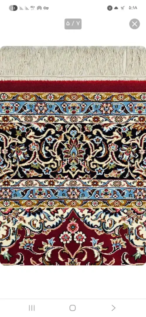 قالیباف 12 متری ۵۰۰ شانه ستاره کویر یزد|فرش|کاشمر, |دیوار
