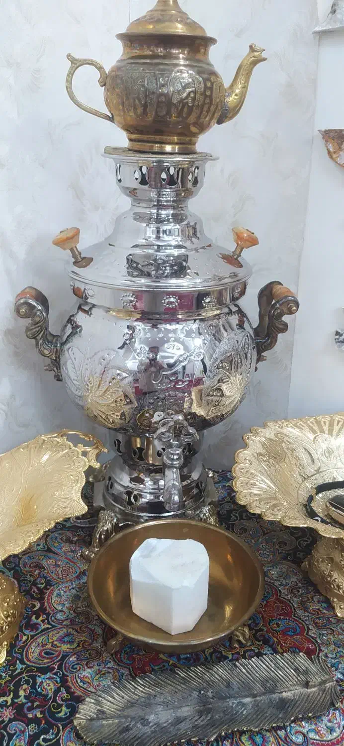 سماور ذغالی|سماور، چای‌ساز، قهوه‌ساز|تهران, امیر بهادر|دیوار