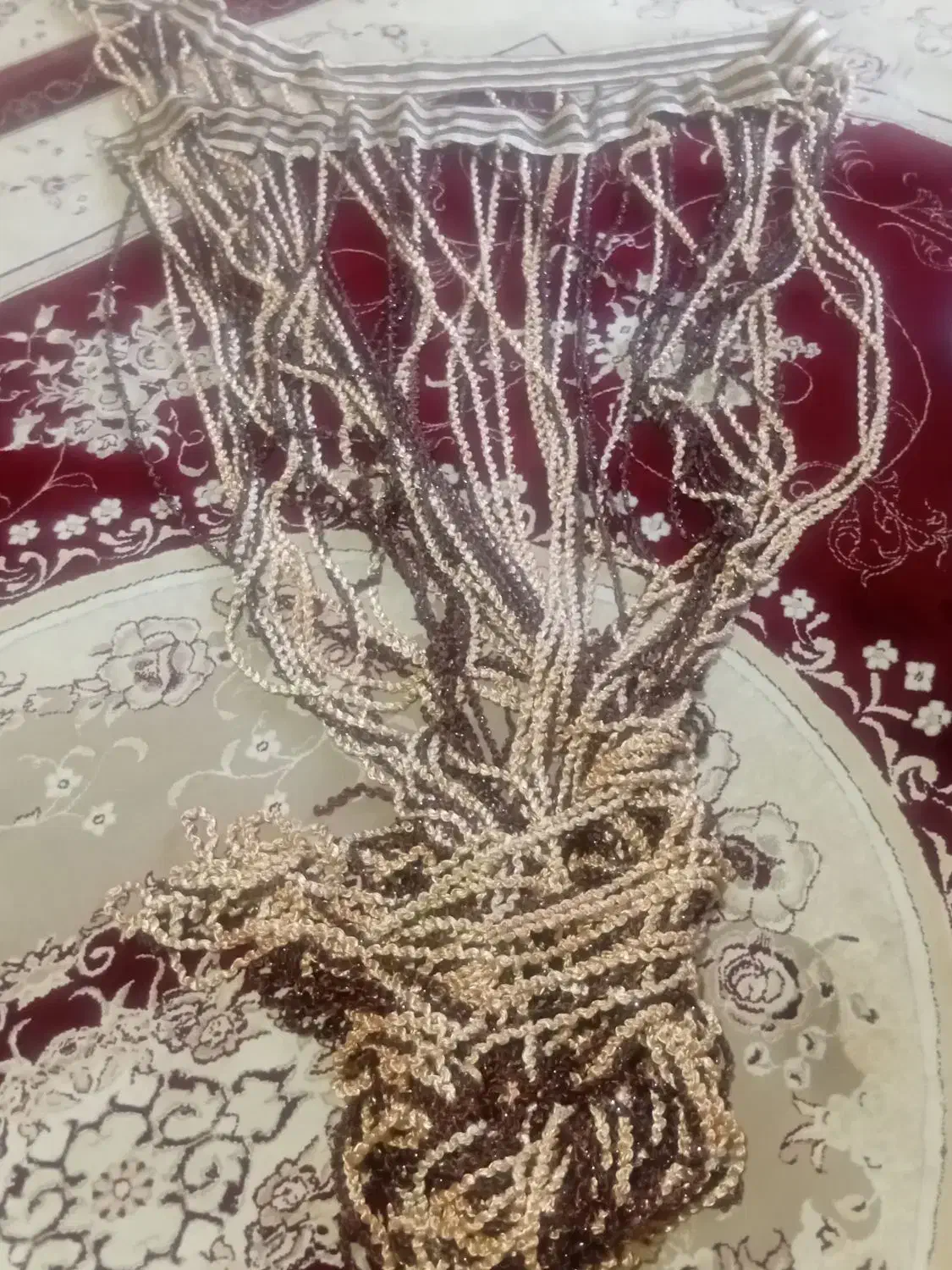 پرده ریسه ای 4 کتری|پرده، رانر، رومیزی|فلاورجان, |دیوار