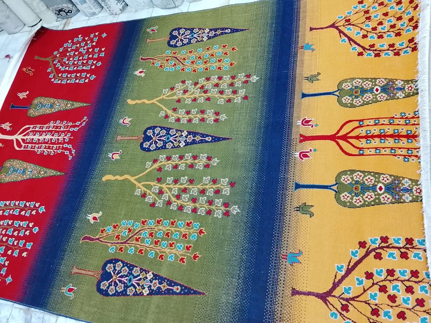 گلیم|گلیم، جاجیم، گبه|بجنورد, |دیوار