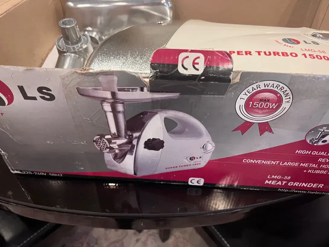 چرخ گوشت نو نو با کارتن|سایر لوازم برقی|تهران, قیطریه|دیوار