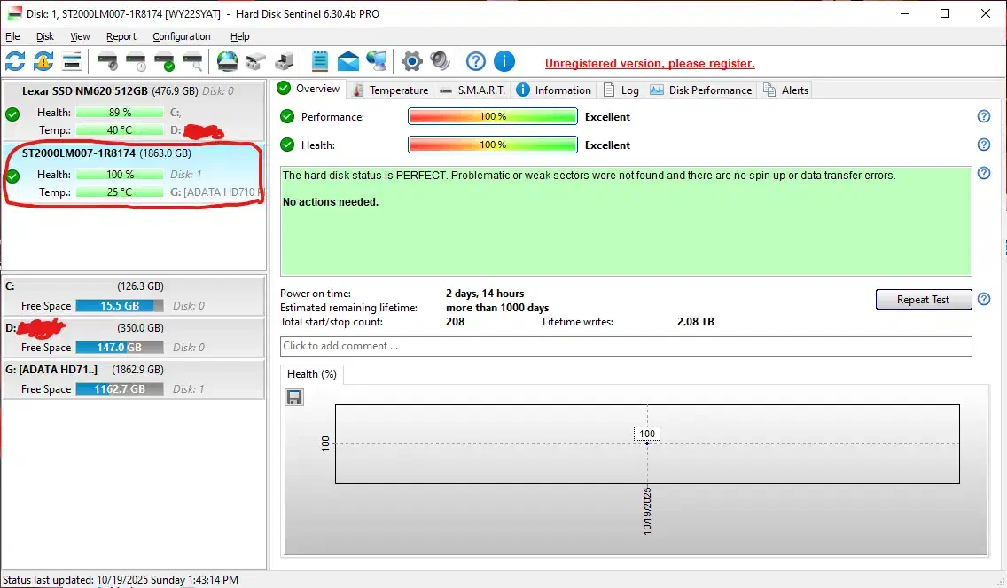 هارد HDD اکسترنال HD710 PRO 2tb|قطعات و لوازم جانبی رایانه|فریمان, |دیوار