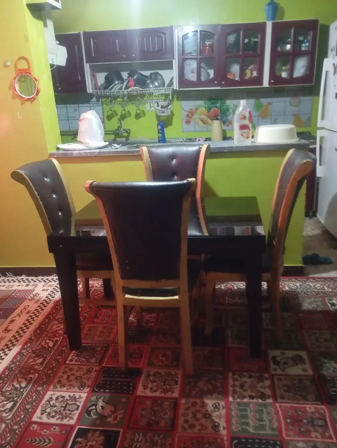 میز ناهارخوری ۴ نفره|میز و صندلی غذاخوری|مسجد سلیمان, |دیوار