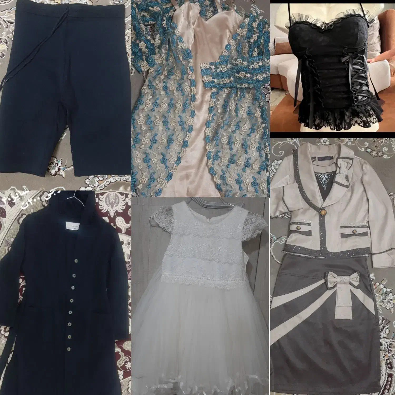 لباس مجلسی و گن لاغری ومانتو|لباس|ری, علایین|دیوار