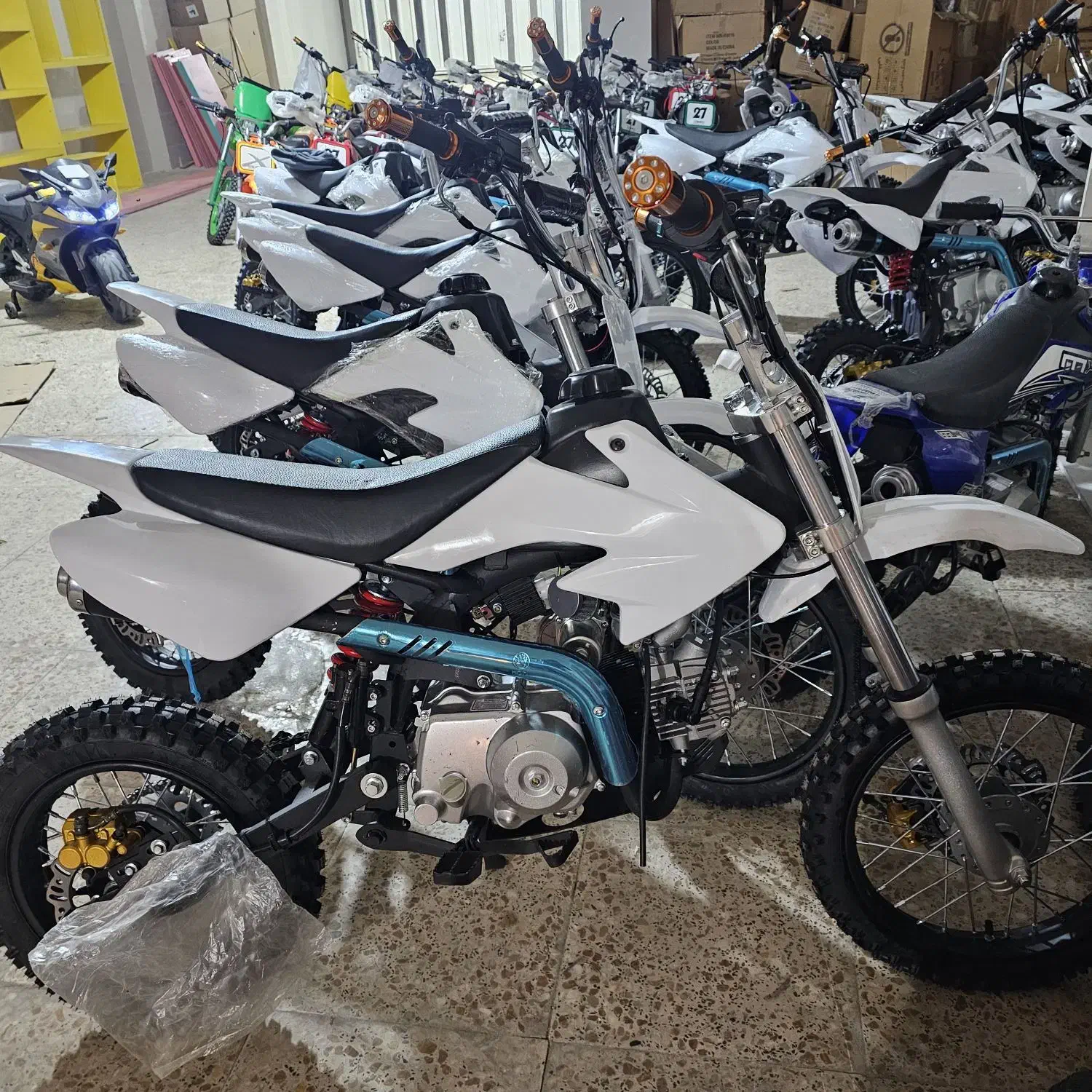 موتور مینی بنزینی کودک ۱۲۵سیسی|دوچرخه، اسکیت، اسکوتر|قزوین, |دیوار