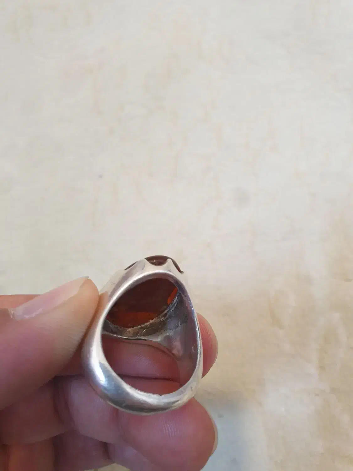 انگشتر عقیق خطی|جواهرات|سمنان, |دیوار