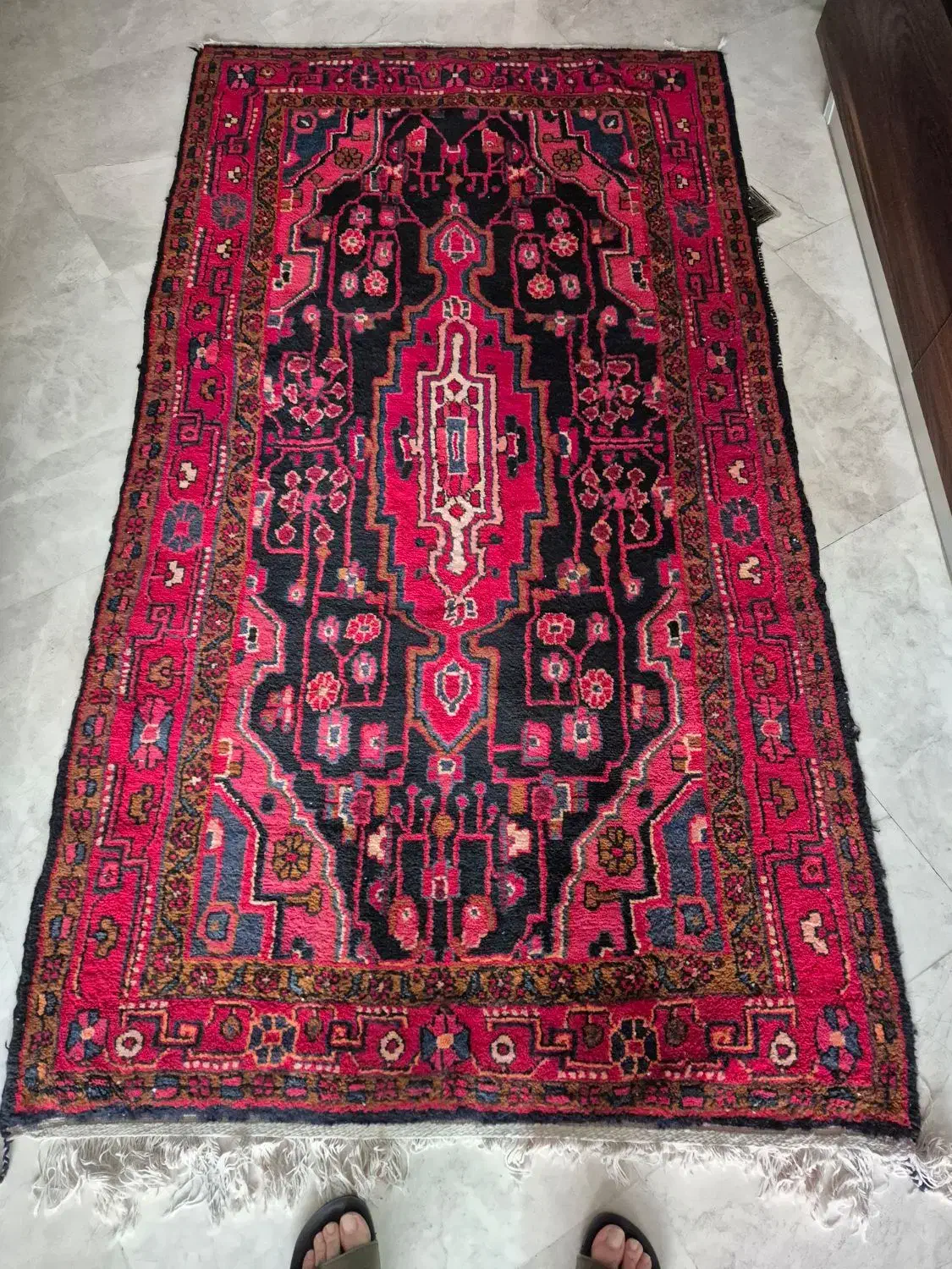 سبد میوه کنار سالن ویه تخته فرش محلی دست بافت|فرش|تهران, فرمانیه|دیوار