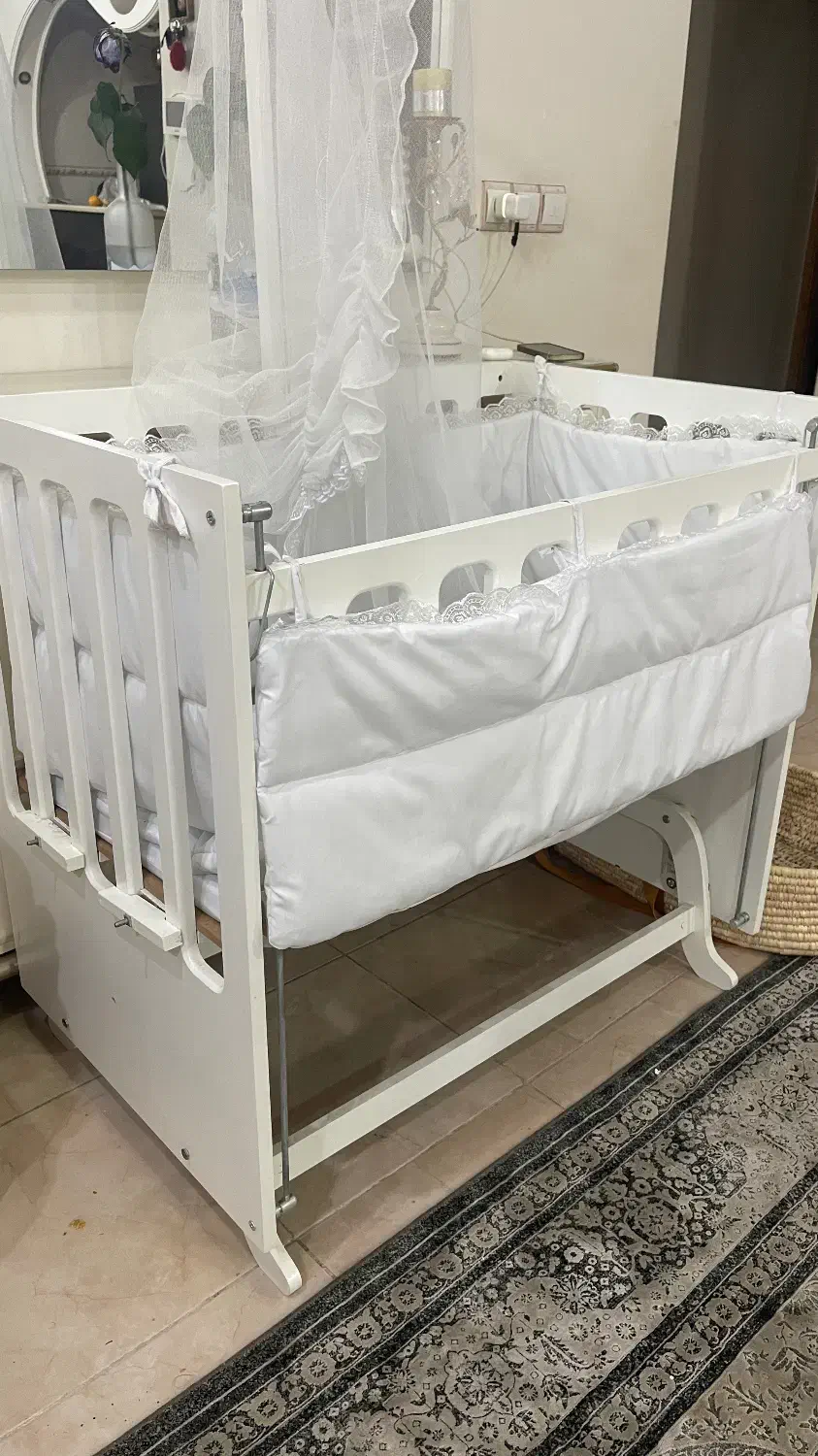 تخت کنار مادر|تخت و صندلی بچه|قائمشهر, |دیوار