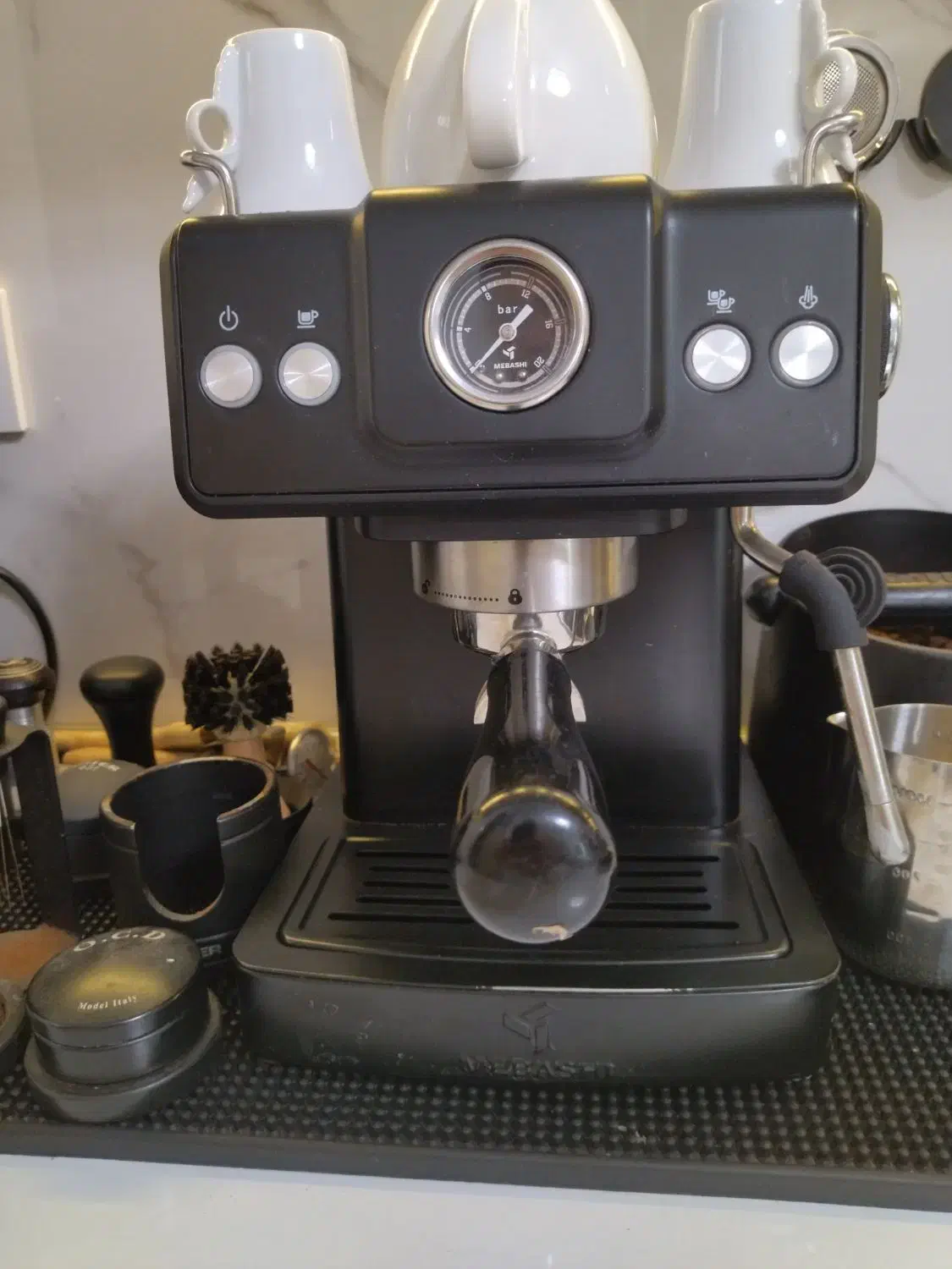 اسپرسو ساز مباشی 2038 مشکی|سماور، چای‌ساز، قهوه‌ساز|همدان, |دیوار