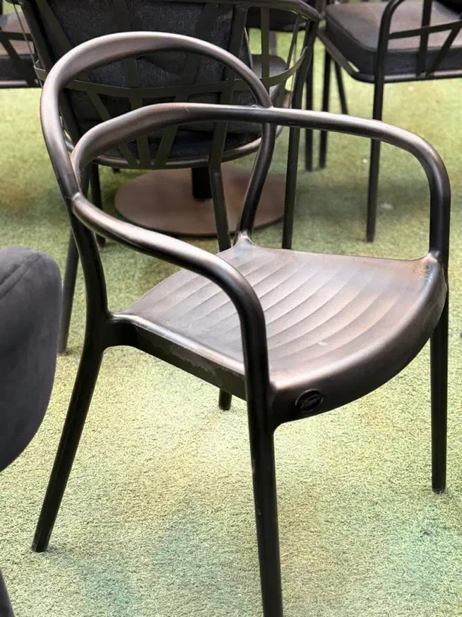 صندلی فلز چوبی قلیان رستورانی پلیمری مال کافه بازی|میز و صندلی غذاخوری|مشهد, عامل|دیوار