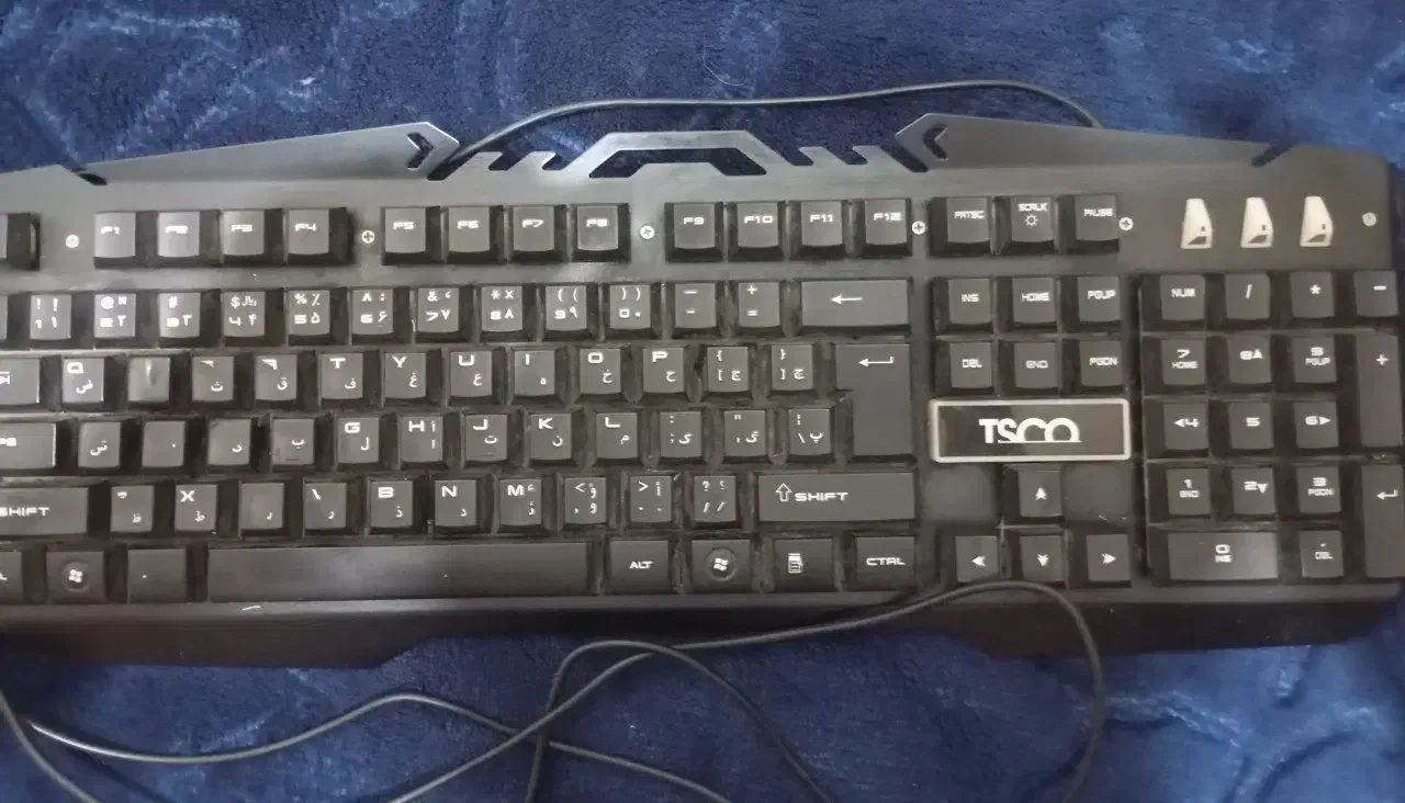 کیبورد گیمینگ|قطعات و لوازم جانبی رایانه|شیراز, قلعه شاهزاده بیگم|دیوار