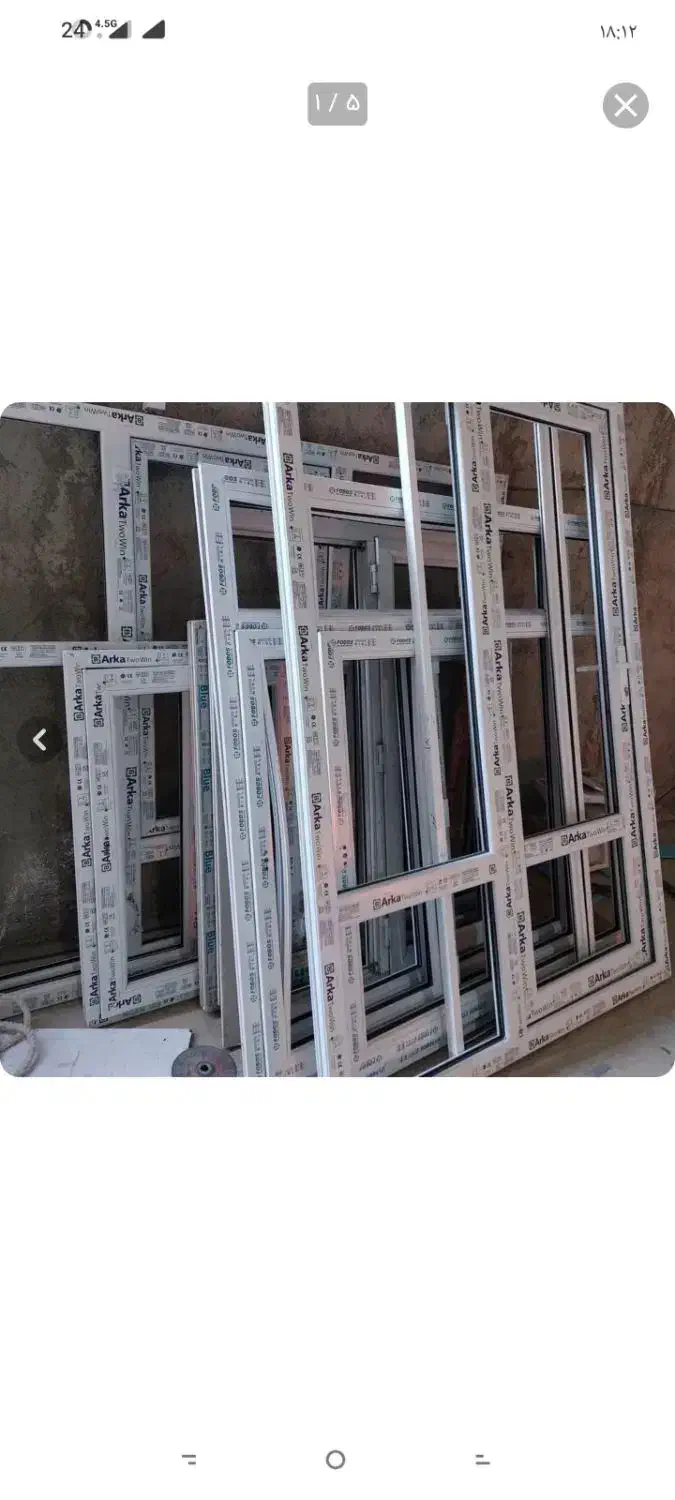 درب و پنجره یو پی وی سی|مصالح و تجهیزات ساختمان|اردبیل, |دیوار