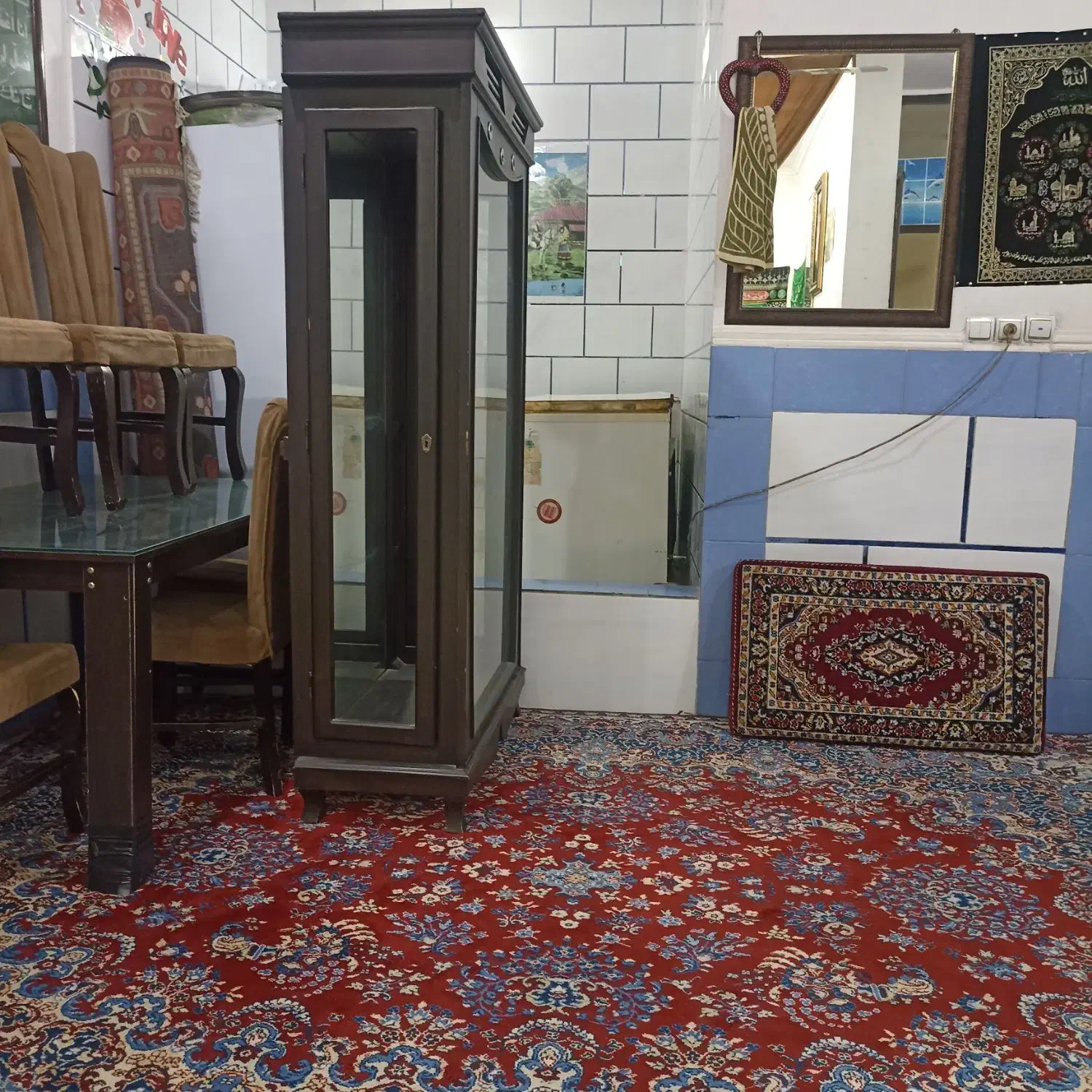 بوفه چوبی|بوفه، ویترین، کنسول|اهواز, کوی فرهنگیان ۲|دیوار