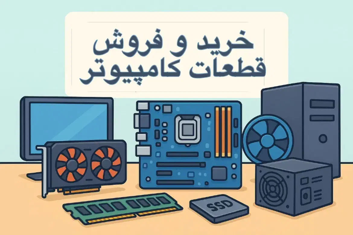 خرید و فروش قطعات نو و کارکرده|قطعات و لوازم جانبی رایانه|قم, صفائیه|دیوار