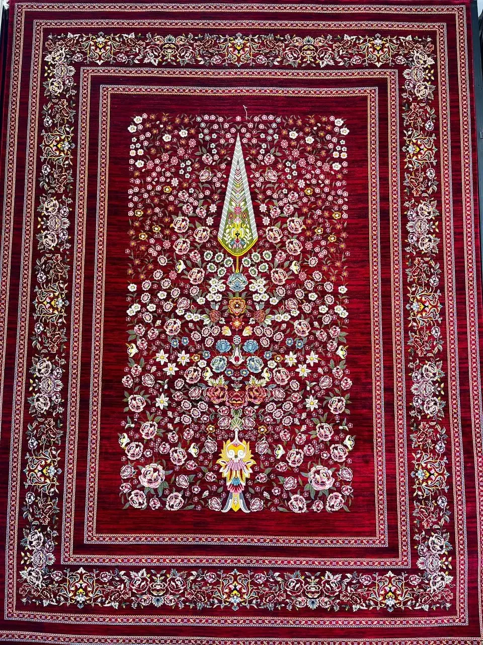 فرش 12متری، گل ریز فرش ملیس|فرش|ایذه, |دیوار