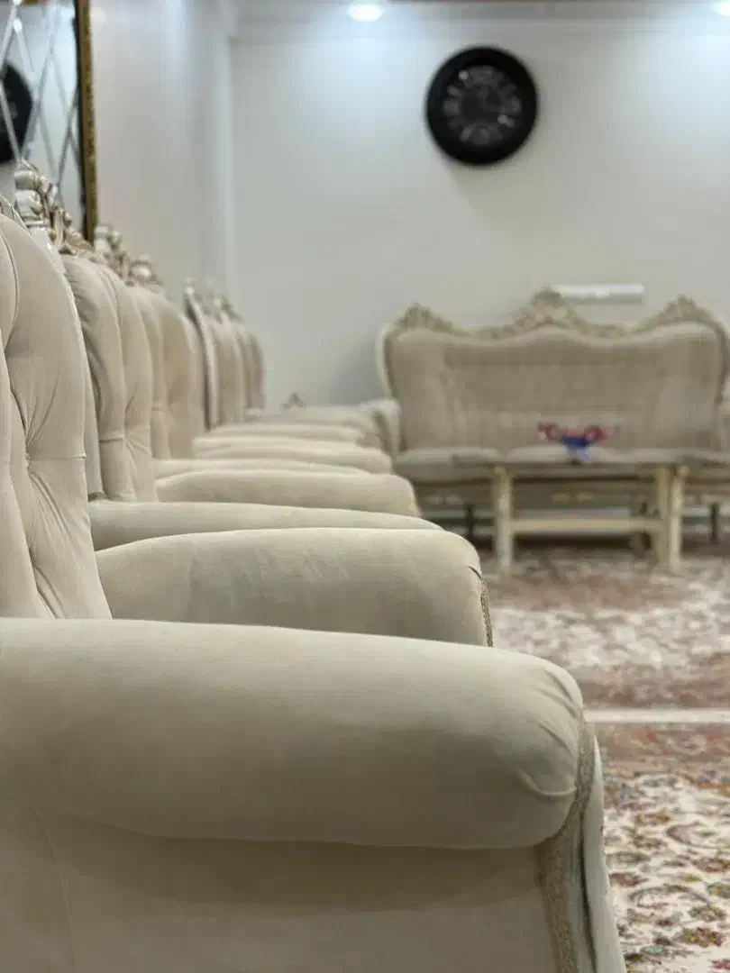 مبل نیمه سلطنتی ۹نفره|مبلمان خانگی و میز عسلی|قم, نیروگاه|دیوار