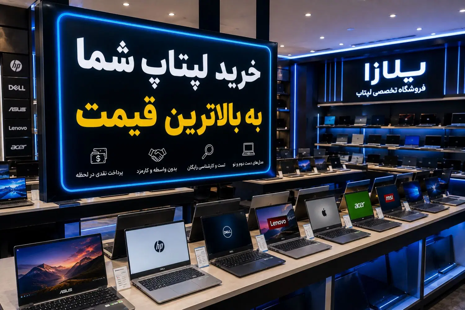 خرید لپتاپ شما به قیمت روز/تعویض با ۲۰۰مدل موجود|رایانه همراه|تهران, میرداماد|دیوار