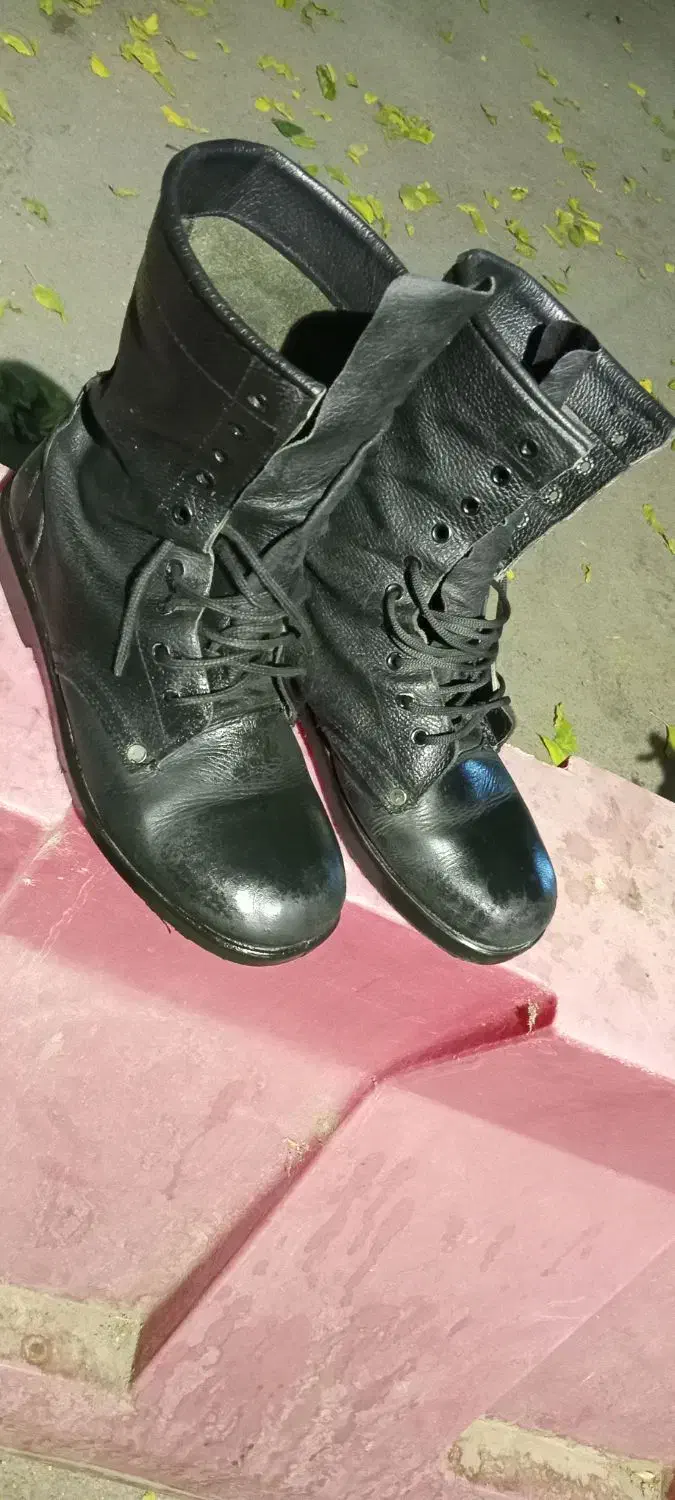 پوتین سربازی ۴۶|کیف، کفش، کمربند|همدان, |دیوار