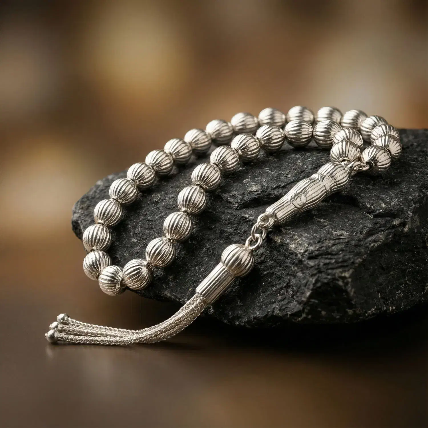 تسبیح نقره کد ۱۶۶۹ (گالری نقره سینا)|جواهرات|کرمانشاه, |دیوار