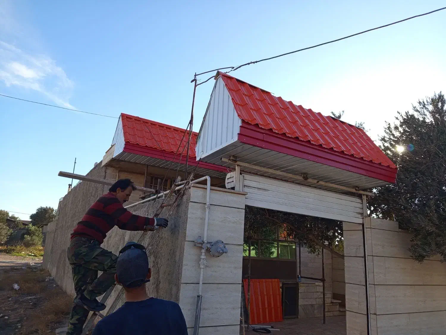 شیروانی و نما آردواز|خدمات پیشه و مهارت|اقبالیه, |دیوار