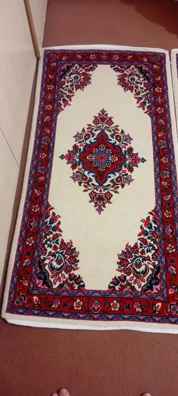 دو عدد فرش زرنیم کف ساده|فرش|اراک, |دیوار