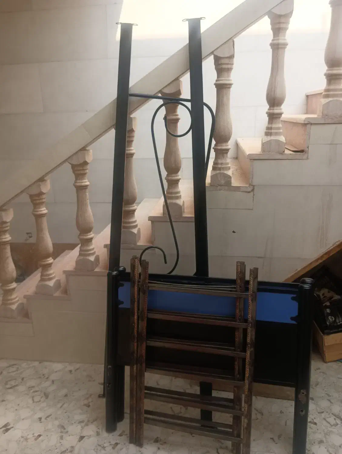 تخت فلزی یک نفره|تخت و سرویس خواب|آبادان, |دیوار