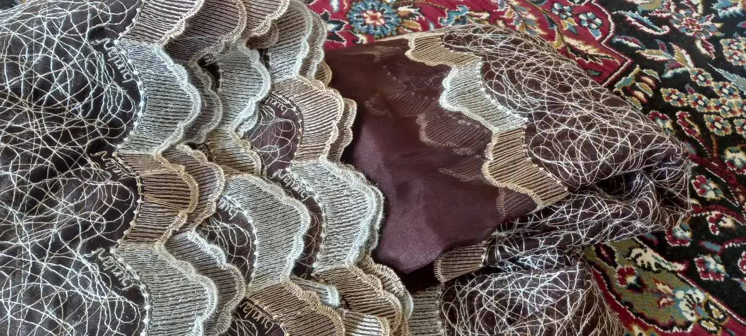 پرده حریر و والان مخمل|پرده، رانر، رومیزی|بروجن, |دیوار