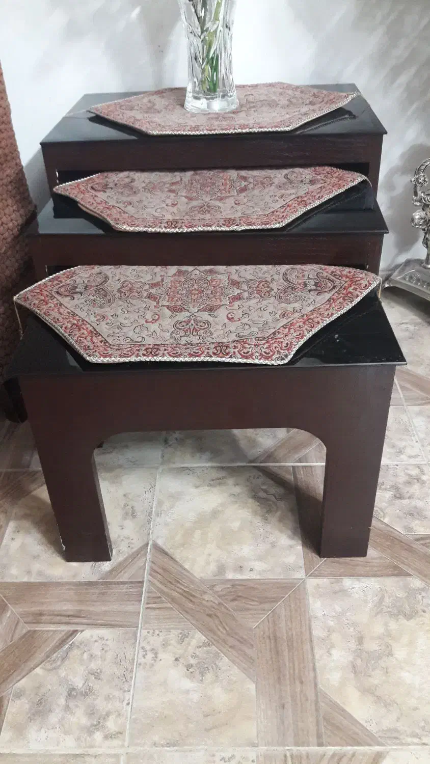 ۳ عدد میز عسلی و میز جلو مبلی و زیر تلویزیون|مبلمان خانگی و میز عسلی|آبیک, |دیوار