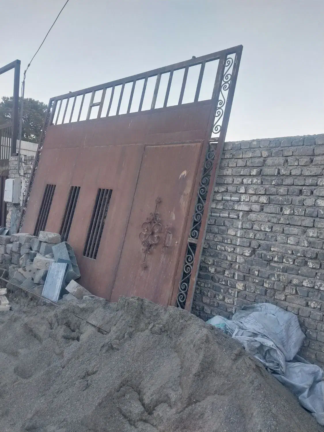 فروش درب سوله ای پا به نو به ابعاد ۳.۵در ۴ متر|مصالح و تجهیزات ساختمان|خمینی‌شهر, |دیوار