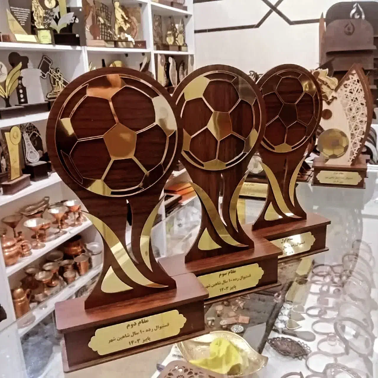 تندیس میناکاری ورزشی رزمی|مجسمه، تندیس، ماکت|اصفهان, بوستان آینه خانه|دیوار