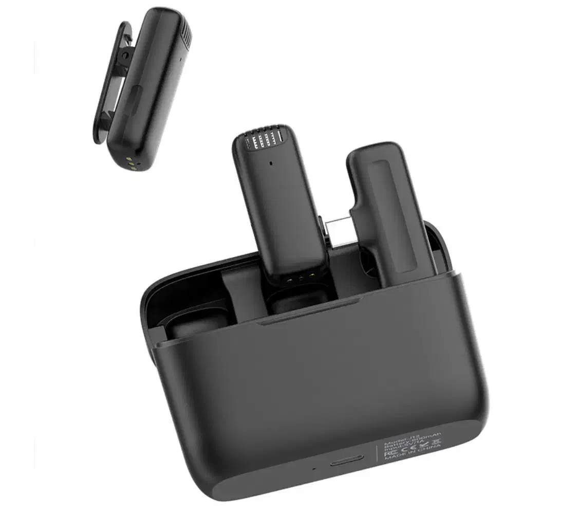 میکروفن یقه ای دوتایی J13 (سازگاری اندروید و اپل)|لوازم جانبی موبایل و تبلت|بابلسر, |دیوار