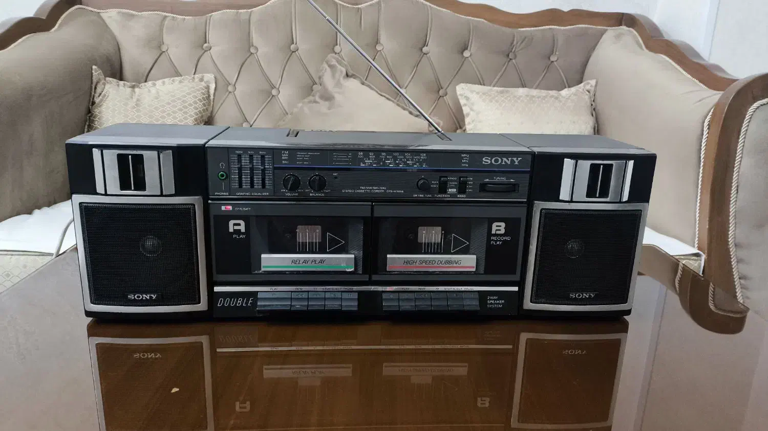 رادیو و ضبط ژاپنی اصیل|سیستم صوتی خانگی|قدس, شهر‌قدس|دیوار