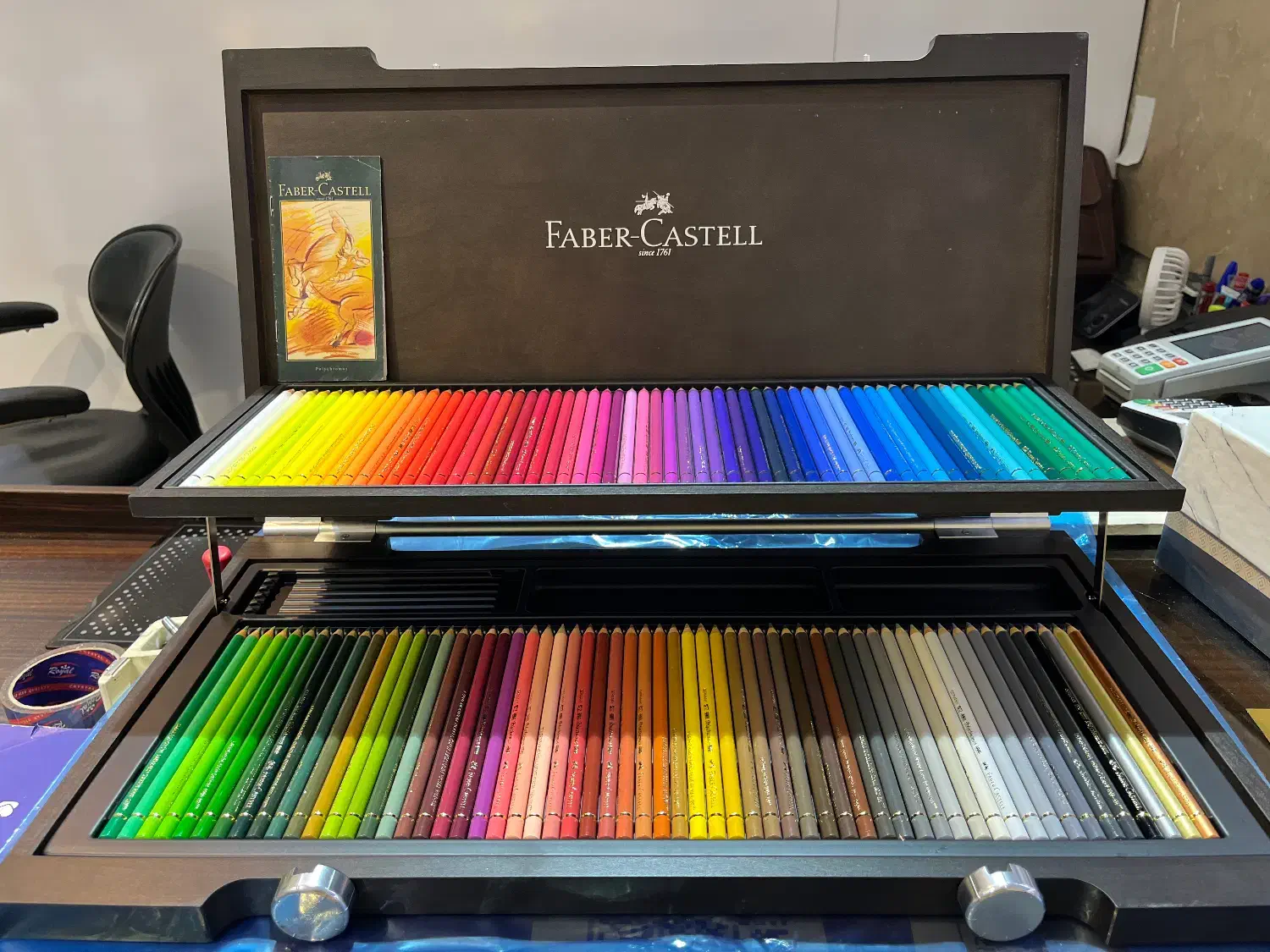 مداد رنگی فابر کاستل ۱۲۰ رنگ پلی کروم|لوازم التحریر|مشهد, سجاد شهر|دیوار