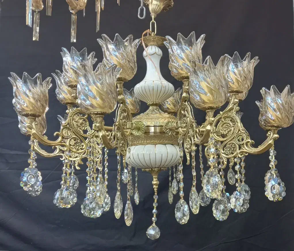 لوستر مدل پرنس لاکچری ۱۱۸۳|لوستر و چراغ آویز|ساوه, |دیوار