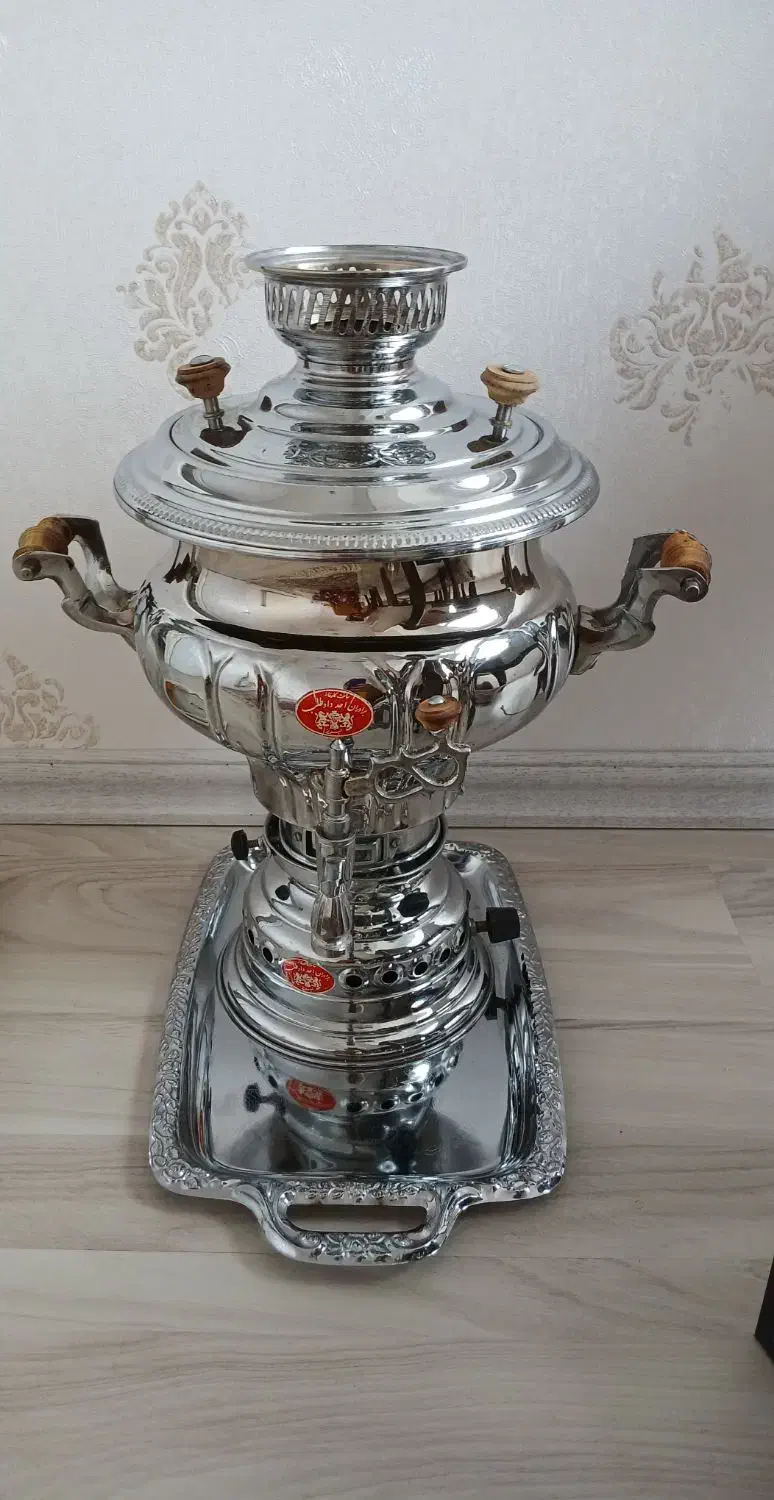 سماور قدیمی نو نو|سماور، چای‌ساز، قهوه‌ساز|تبریز, |دیوار